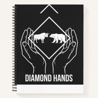 Cahier à couverture rigide Diamond Hands