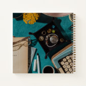 Cahier à couverture rigide "Poésie en cours" (Dos)