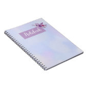 Cahier à dégradé bleu et violet rêveur (Côté Droit)
