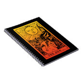 Cahier à dégradé de tarot solaire (Côté Droit)