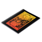 Cahier à dégradé de tarot solaire (Côté gauche)
