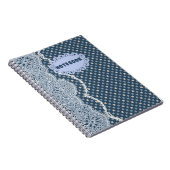 Cahier à dentelle Mandala Bleu (Côté Droit)