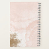 Cahier à éclaboussures marron et bronzé (Verso)