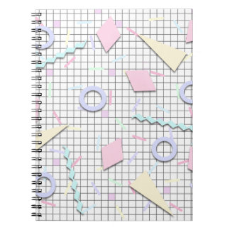 Cahier à Imprimé Géométrique Pastel Bonbons 80