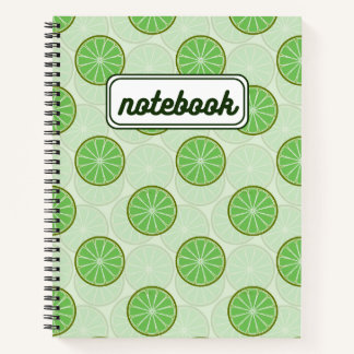 Cahier à l'esthétique vert citron