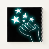 Cahier à main Cyan Twinkle (Dos)