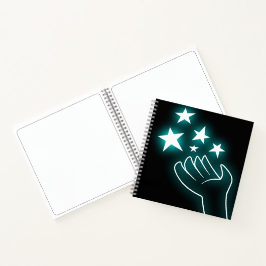 Cahier à main Cyan Twinkle (Intérieur)