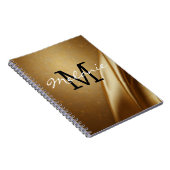 Cahier à monogramme glamour en spirale (Côté Droit)