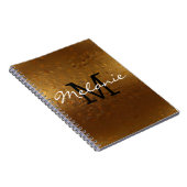 Cahier à monogramme glamour pour elle (Côté Droit)