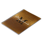 Cahier à monogramme glamour pour elle (Côté gauche)