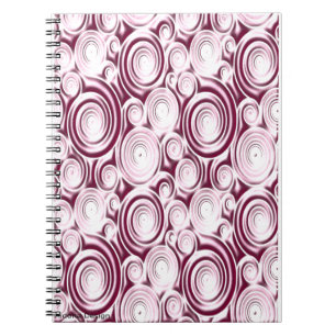 Cahier à motif de cercle