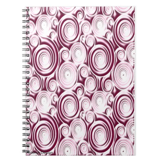 Cahier à motif de cercle (Devant)