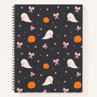 Cahier à motif de fantôme d'Halloween mignon | Noi
