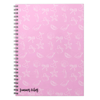 Cahier à motif de rubans et de cerises Coquette Mi