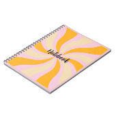 Cahier à motif de soleil éclatant (Côté gauche)