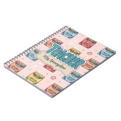Cahier à motif enseignant crayon mignon école (Côté gauche)