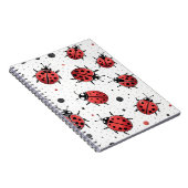 Cahier à motif joli coccinelle (Côté Droit)