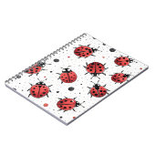 Cahier à motif joli coccinelle (Côté gauche)