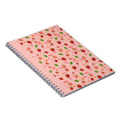 Cahier à motif joli fraise (Côté Droit)