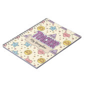 Cahier à motifs enseignants formes mignonnes école (Côté gauche)