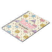 Cahier à motifs enseignants formes mignonnes école (Côté gauche)