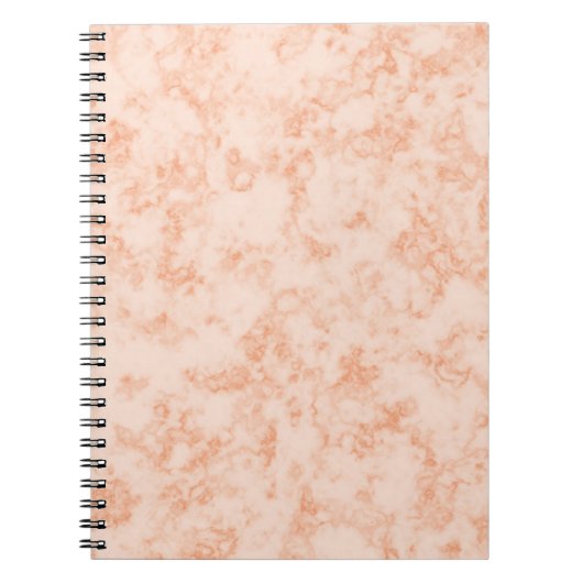 Cahier à motifs marbrés orange (Devant)