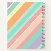 Cahier à rayures pastel (Dos)