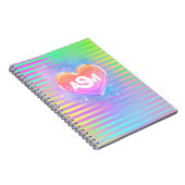 Cahier à Règles Collège Magie Monogramme Complet (Côté Droit)
