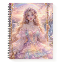 Cahier à Règles Collégiales de Style Princesse Mig