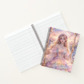 Cahier à Règles Collégiales de Style Princesse Mig (Intérieur)