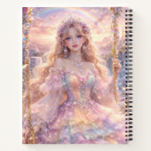 Cahier à Règles Collégiales de Style Princesse Mig (Dos)