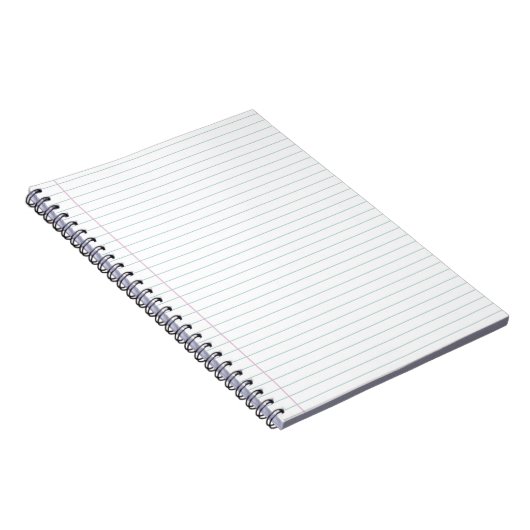 Cahier à Règles Larges (Côté Droit)