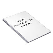 Cahier à reliure spirale. (Côté Droit)