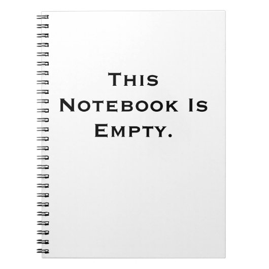 Cahier à reliure spirale. (Devant)