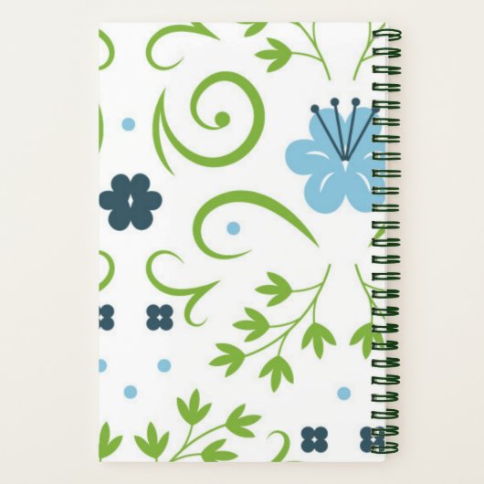 Cahier à reliure spirale (Verso)