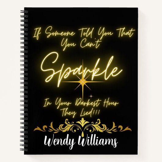 Cahier à reliure spirale (Devant)