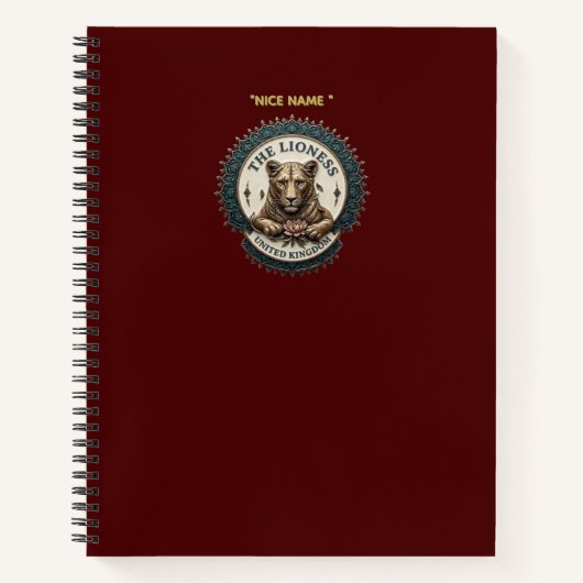 Cahier à reliure spirale (Devant)