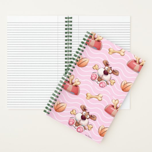 Cahier à reliure spirale (À l'intérieur)