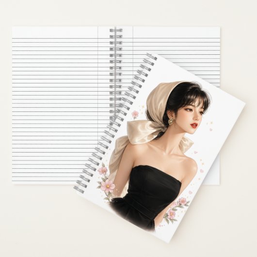Cahier à reliure spirale (À l'intérieur)