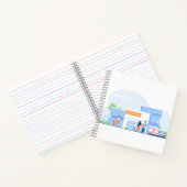 Cahier à reliure spirale 21,59 cm x 21,59 cm (Intérieur)