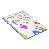 Cahier à reliure spirale 21,59 x 27,94 cm - Alphab (Côté Droit)