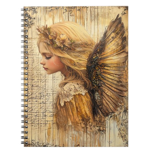 Cahier à reliure spirale Ange Mignon (Devant)