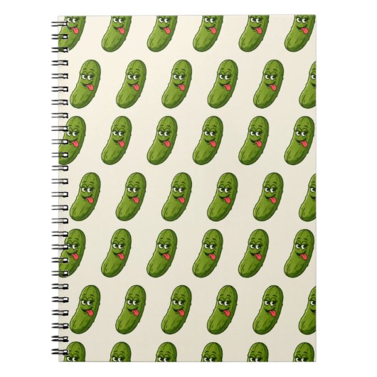 Cahier à reliure spirale avec impression de visage (Devant)