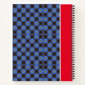 Cahier à reliure spirale Blue Square Design (Dos)