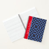 Cahier à reliure spirale Blue Square Design (Intérieur)