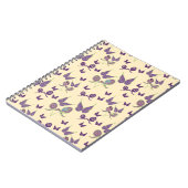 Cahier à reliure spirale Butterfly Joy in Cream  (Côté gauche)
