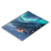 Cahier à reliure spirale Cabane sous l'Aurore (Côté gauche)