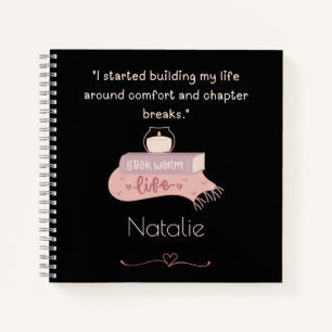 Cahier à reliure spirale cadeau pour bibliophile