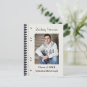 Cahier à reliure spirale - Carte de voeux pour l'a (Debout devant)
