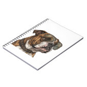 Cahier à reliure spirale carte vintage (Côté gauche)